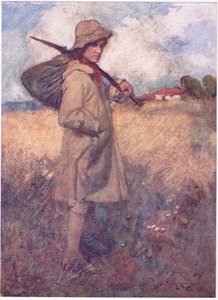 Byly doby, než začal anglický smutek, kdy si každá půda udržovala svého muže (barva litho) od William Lee Hankey