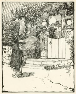 Ilustrace pro The Deserted Village od Olivera Goldsmitha (barevné lito) od William Lee Hankey