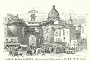 Neapol, Porta Capuana (rytina)