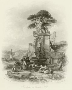 Fontána v Carnelo od William Leighton Leitch