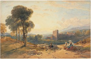 Krajina, Itálie od William Leighton Leitch