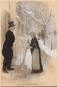 Náčrt pro ilustraci Not Honorably Discharged, 1904.