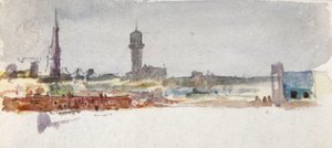 Pobřežní město od William Lionel Wyllie