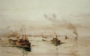 Liberty Men (akvarel na papíře) od William Lionel Wyllie
