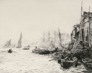 Old Limehouse od William Lionel Wyllie