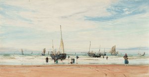 Plán loděnice v Portsmouthu (Anglie) v roce 1850. Kresba a akvarel (65,5x79,5 cm), ze sbírky D. Huckera () z roku 1906. od William Lionel Wyllie