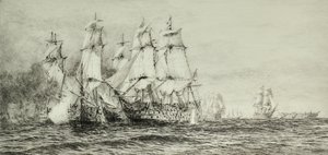 Přímořská krajina od William Lionel Wyllie