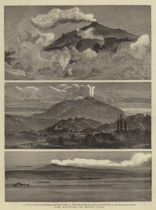 Erupce Etny od William Lionel Wyllie