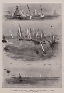 Závod na Helgoland o pohár německého císaře od William Lionel Wyllie
