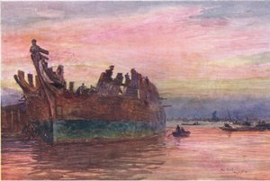 Konec staré válečné lodi, 1915