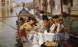 Benátský al Fresco, 1885