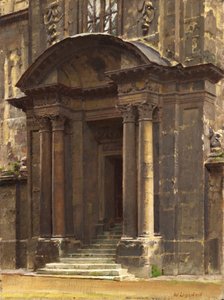 Porch of the Old Ashmolean, Oxford od William Logsdail
