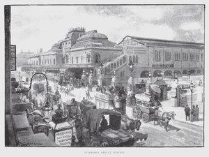 Liverpool Street Station (litho) od William Luker