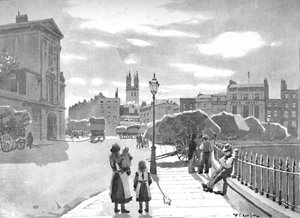 Smithfield and St. Bartholomews Hospital, 1891 od William Luker