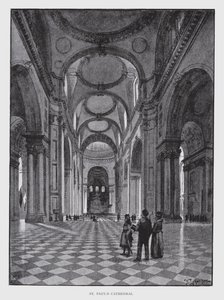 Katedrála svatého Pavla (litho) od William Luker