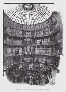 The Coal Exchange, Lower Thames Street (litho) od William Luker