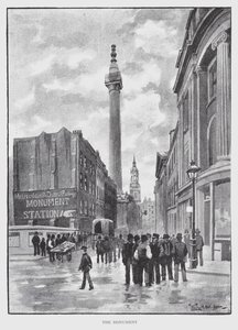 pomník (litho) od William Luker