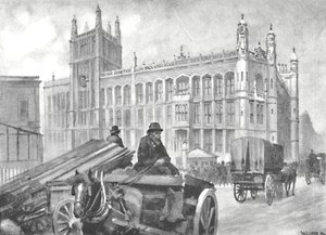 The Record Office, Fetter Lane, 1891 od William Luker