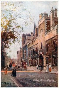 Lincoln a Exeter College od William Matthison