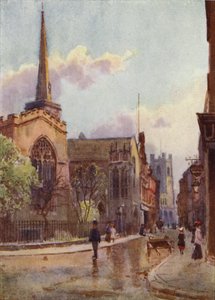 Market Street a kostel Nejsvětější Trojice od William Matthison