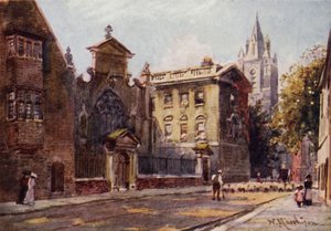 Peterhouse z ulice od William Matthison