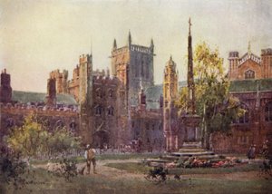 Brána a věž St Johns College od William Matthison