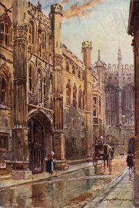 Stará brána Kings College od William Matthison