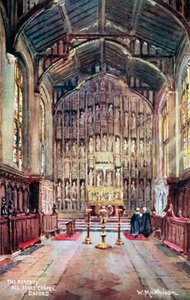 The reredos, All Souls Chapel, Oxford od William Matthison