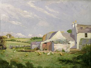Farma Anglesey (olej na plátně) od William Maxwell Reekie
