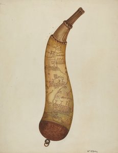 Powder Horn, c. 1940.