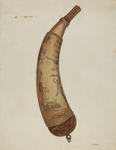 Powder Horn, c. 1940.