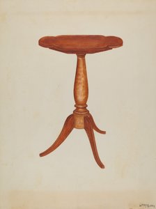 Tip-table nebo Cant-table, 1937.