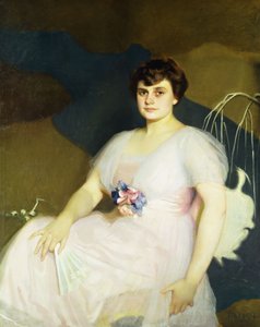 Portrét Charlotte Parker Milne od William McGregor Paxton