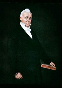 James Buchanan (barevné lito) od William Merritt (after) Chase