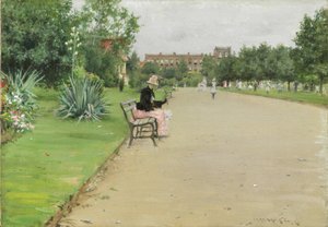 Městský park, kolem roku 1887 od William Merritt Chase