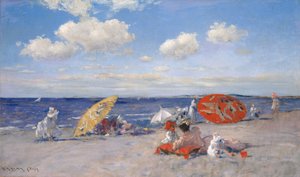 U moře, kolem roku 1892 (olej na plátně) od William Merritt Chase