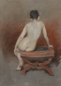 Záda aktu od William Merritt Chase