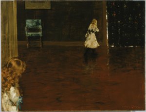 Hra na schovávanou od William Merritt Chase