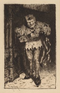 Klíčování: Dvorní šašek od William Merritt Chase