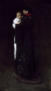 Matka a dítě (První portrét) od William Merritt Chase