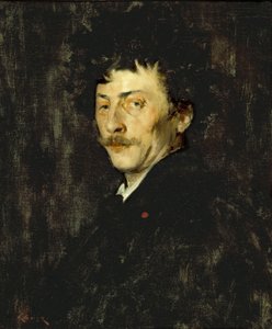 Pablo de Sarasate: Portrét houslisty, cca 1875 od William Merritt Chase