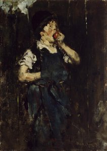 Učeň (Chlapec s jablkem) od William Merritt Chase