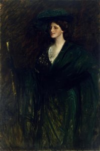 Smaragdová dáma od William Merritt Chase