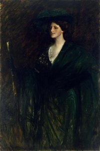 Smaragdová dáma od William Merritt Chase