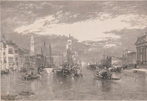 Canal Grande, Benátky od William Miller