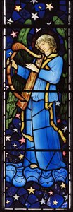 Angel Musician, 1881 (vitráže) od William Morris