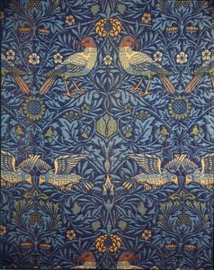Ptactvo. Dekorativní látka, 1878. od William Morris