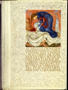 Dido se bodla, otevření IV. knihy Vergiliovy „Aeneidy“ od William Morris