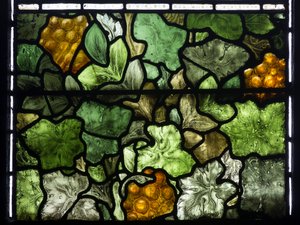 Detail listů od William Morris