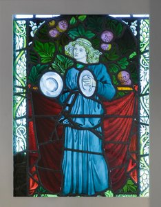 Minstrel s činely, návrh William Morris od William Morris